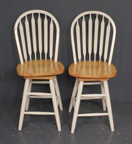 Pair of Swivel Bar Stools