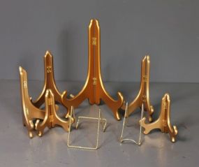Gold Plate Stands
