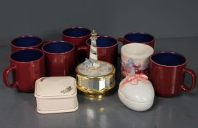 Coffee Mugs, Jewelry Boxes and Music Boxes
