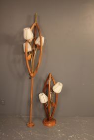 1960s Floor Lamp and Table Lamp