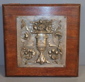 Plaque with Floral Design