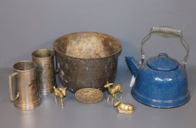 Speckleware Teapot, Brass and More!