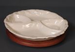 Porcelain Dish on Lazy Susan