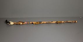 Fancy Walking Cane heavily Carved