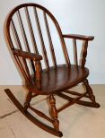 Walnut Windsor Arm Rocker