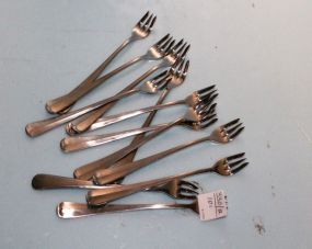 Set of Twelve Northland Stainless Cocktail Forks