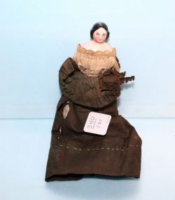 19th Century China Head Doll