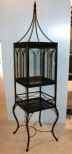 Iron and Glass Display Cabinet