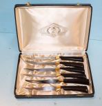 Set of Six Stainless Steel Steak Knives