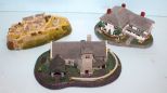 Three Rockwells Hometown Collection Figurines