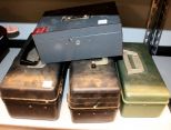 Three Tackle Boxes & Cash Box