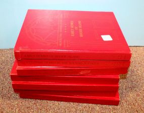 Set of Seven Colonial Homes Books