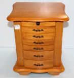 Jewelry Cabinet with Jewelry