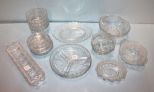 Glass Bowls & Tray