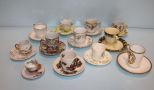 Twelve Various Demitasse Cups/ Saucers