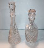 Two Crystal Decanters