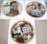 Three Bradford Exchange Limited Edition Plates