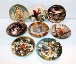 Group of Eight (Some Broken) Limited Edition Plates