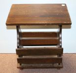 Pine Magazine Table