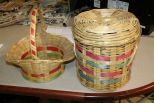 Two Cane Baskets