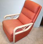 Pink and White La-Z-Boy Recliner