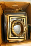 Box Lot of Various Frames/Pictures