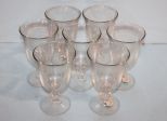 Seven Clear Goblets