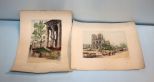 Print of Paris Le Marche & Notre Dame