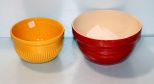 Two Modern Mixing Bowls