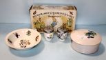 Peter Rabbit Children's Tea Set, Egg Coddlers, Children's Bowl & Covered Dish