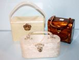 Three Lucite Purses