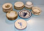 Grouping of Various Hand painted Plates