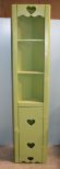 Lime Green Corner Cabinet