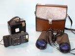 Jason Empire Statesman Binoculars, Kodak Brownie Hawkeye Camera & Canon Snappy 50 Camera