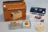 GE Toaster, Black and Decker Chopper & Lady Sunbeam Shave master