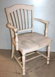 Painted White Arm Chair