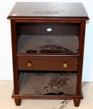 Mahogany One Drawer Nightstand