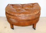 Leather Ottoman