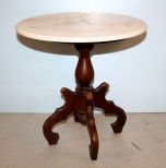 Small Round Marble top Plant Stand