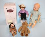 Three Vintage Dolls, Bear