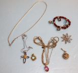 Bag Lot of Costume Jewelry Necklaces