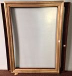 Simple Silver Frame with Linen Lining & Plain Brown Frame
