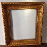 Very Classical Leaf Carved Gold Leaf Frame