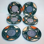 Six Gail Pittman Plates