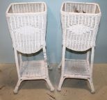 Two Wicker Planters