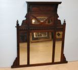 Walnut East Lake Hanging Mirror