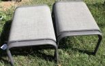 Two Patio Stools
