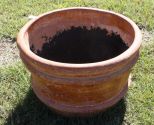 Terra Cotta Planter with Double Ring