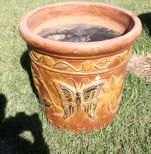 Terra Cotta Butterfly Planter