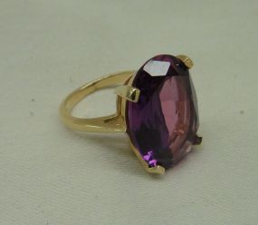 14K Amethyst Ring